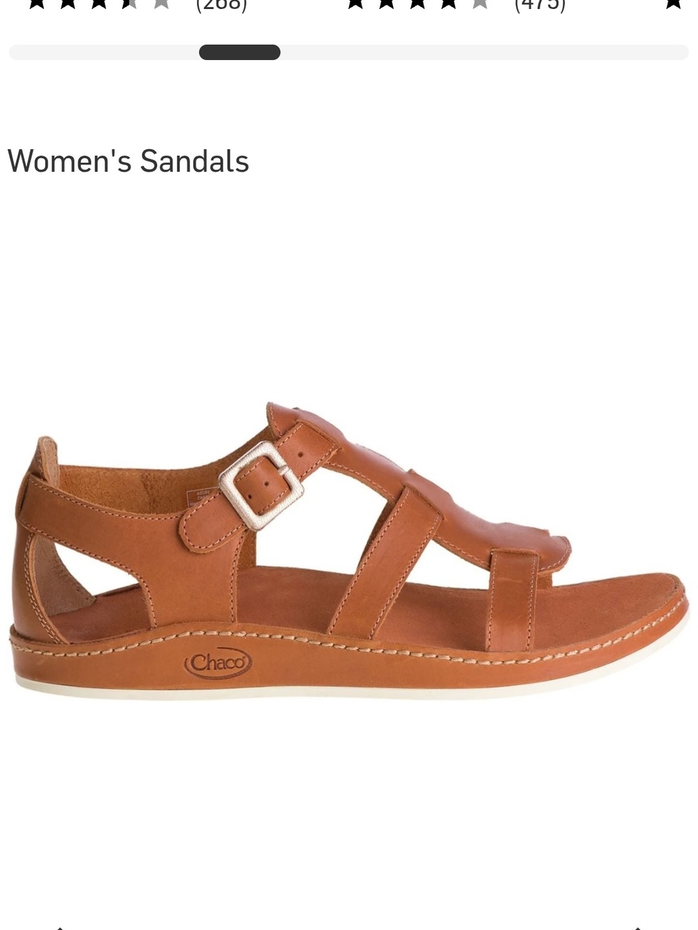 Chaco Women's Tan Leather Sandal - Comfortable Strappy Design